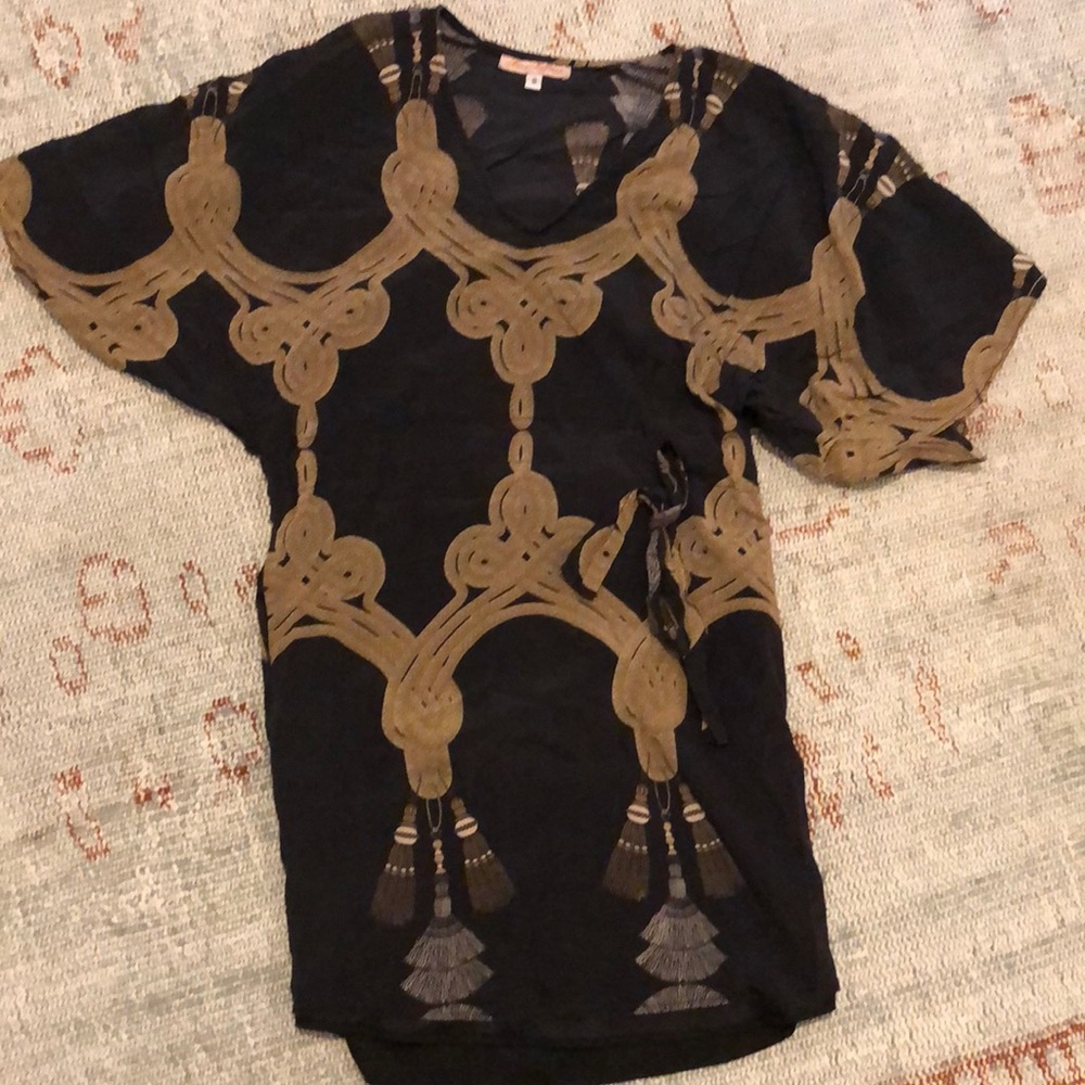 RARE Silk Mara Hoffman dress with two pockets